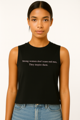 She’s Not for the Weak crop top