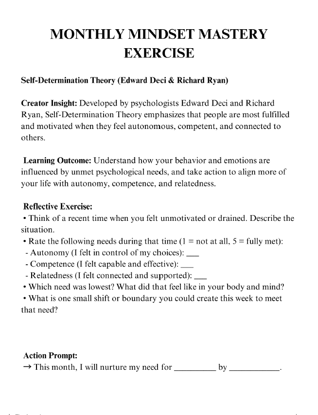 FEMMHOUSE EMPOWERMENT JOURNAL - 167 pages